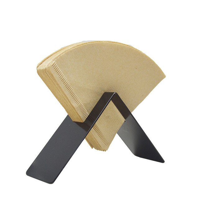 Coffee Filter Paper Storage Box Holder Simple Coffee Filters Dispenser Rack Shelf Storage Paper Tissue Box Shelf Coffee Tool: A3