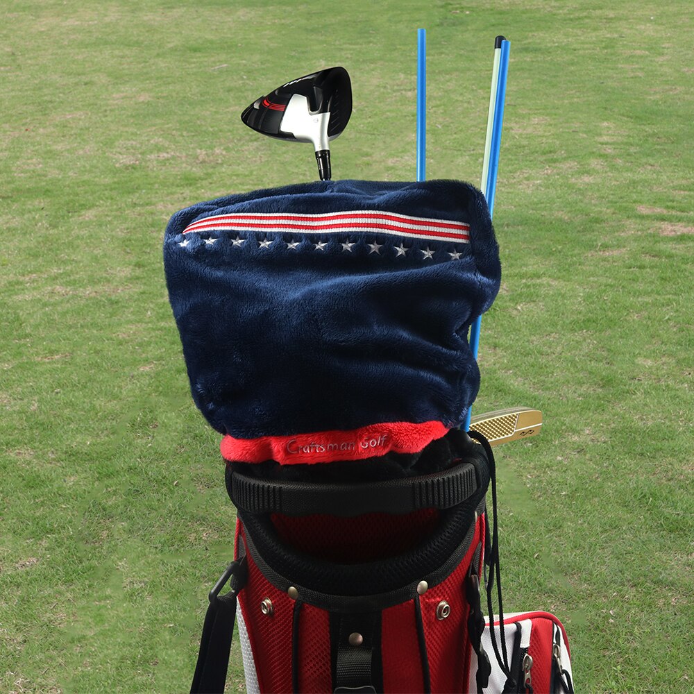 Artisan Golf fer couverture Golf fer cale Club sac Golf tête couverture USA Star