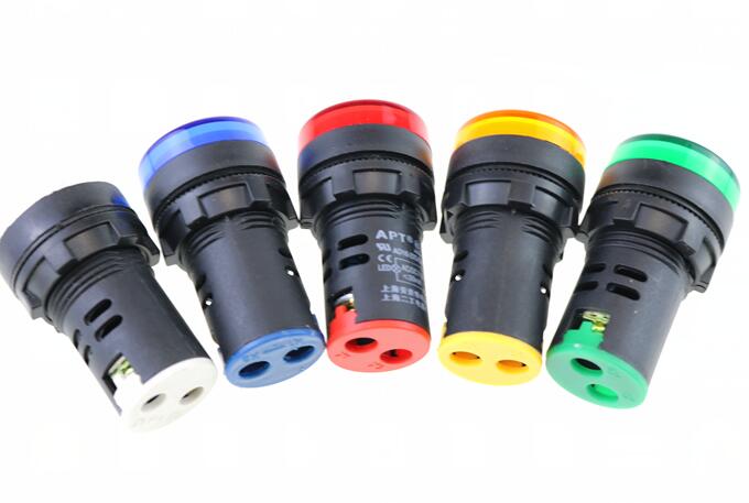 Indicator AD16-22DS DC 24V LED signal lamp Red/Green/Huang/Blue/White Indicator Lights