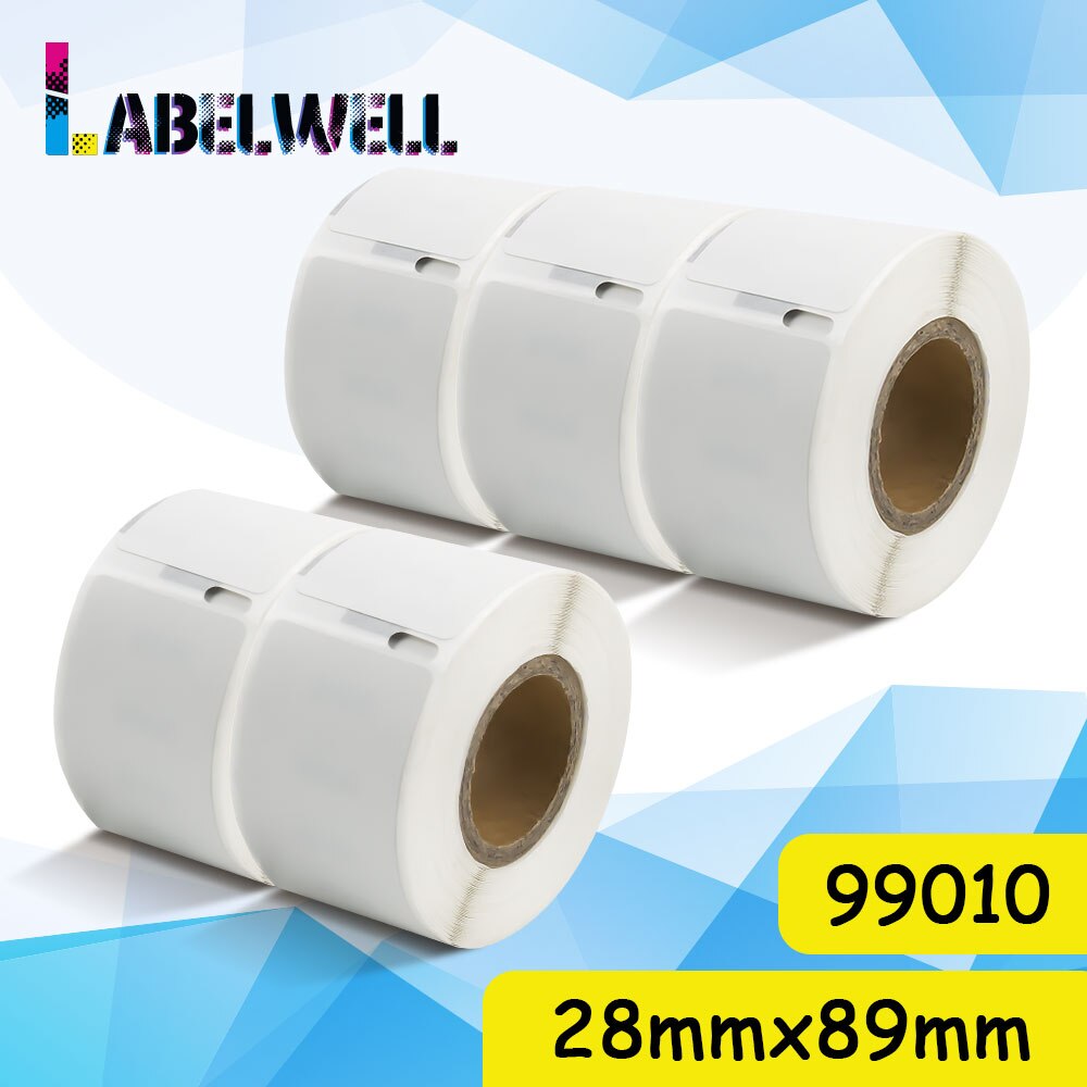 Labelwell 5Rolls 99012 Address Stickers 99010 99014 11352 11355 11354 Labels For Dymo Labelwriter 450 Label Maker 450 Twin Turbo: 5Roll 99010 650Pcs