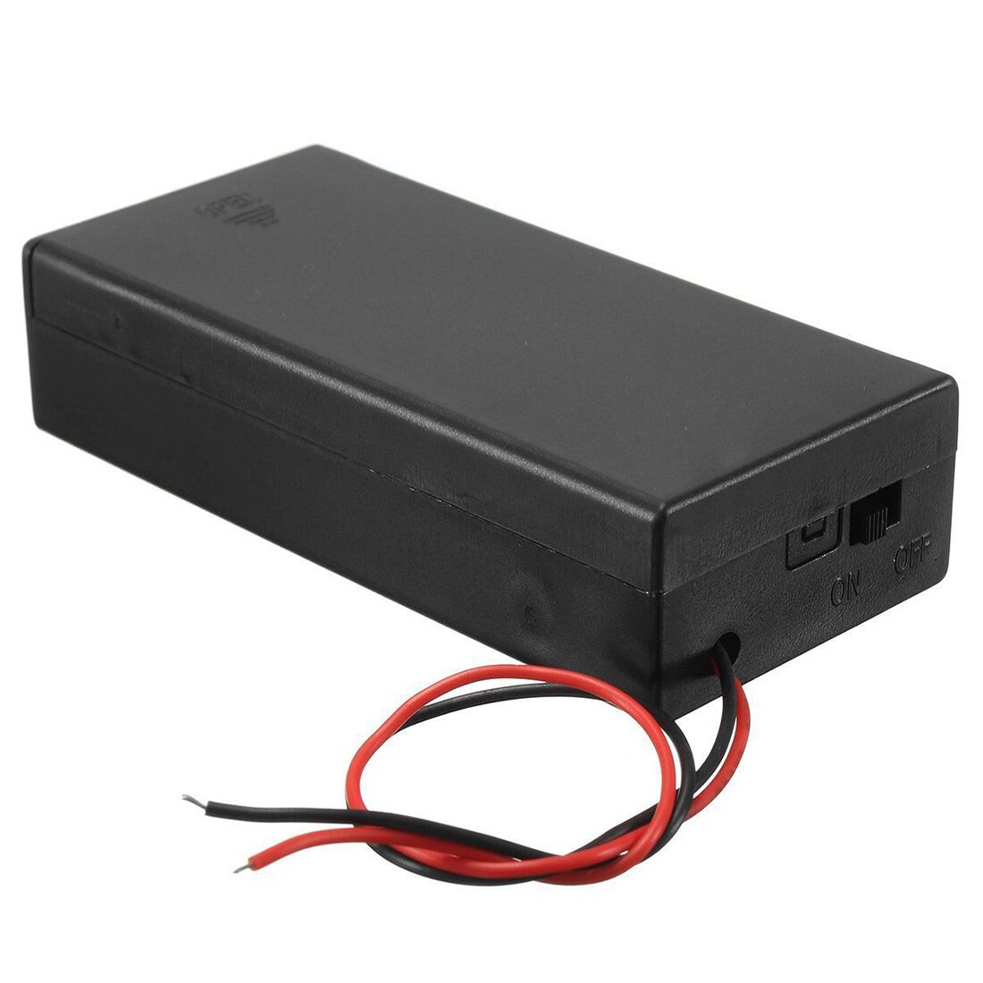 3.7V 2X18650 Batterij Houder Connector Storage Case Box Aan/Uit Schakelaar Met Lood