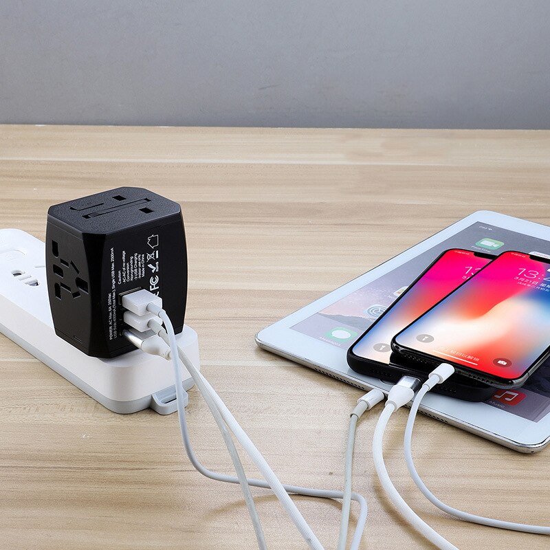 Universal Travel International Power Plug Adapter Multi Socket For US UK AU EU Plug Adapter