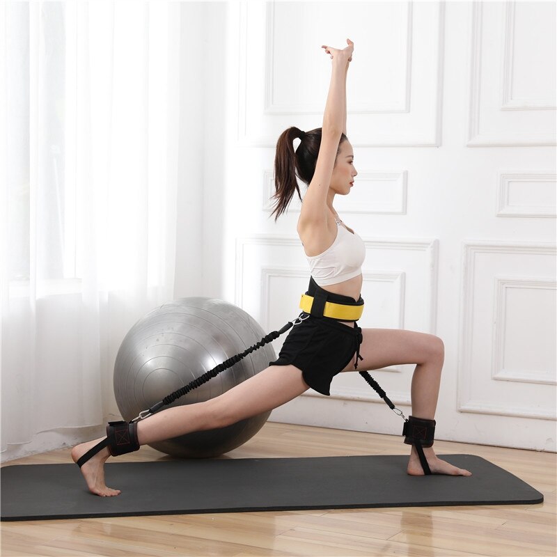 Sport Fitness Resistance Bands Set Voor Been En Arm Oefeningen Boksen Muay Thai Home Gym Stuiterende Krachttraining Apparatuur