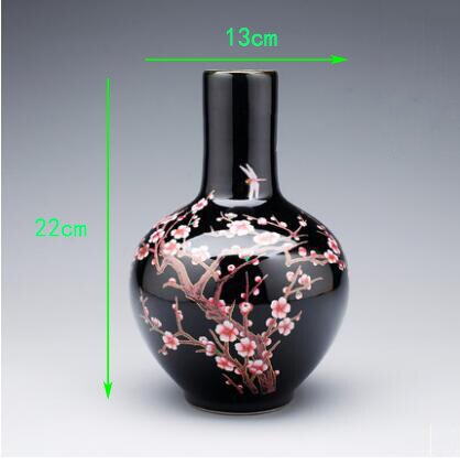 Jingdezhen kinesisk keramik vase ornamenter dekoration hjem stue bord møblering håndværk hotel kontor desktop figurer kunst: Stil 5