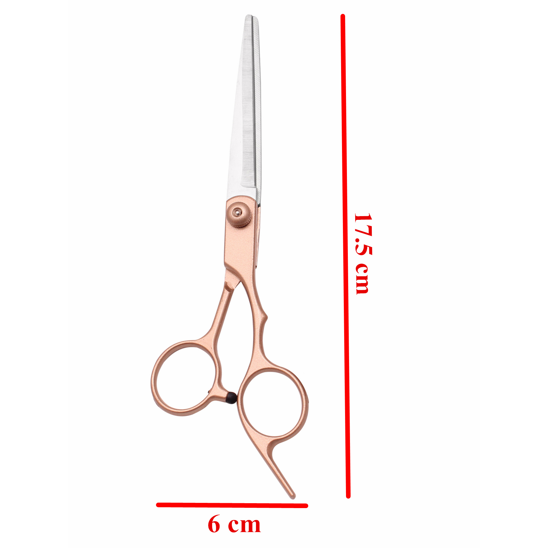 Tijeras para el cabello de 6,0 ", tijeras de peluquería, tijeras de corte fino, adelgazamiento de acero inoxidable, salón de peluquero y hogar, C1000: Negro