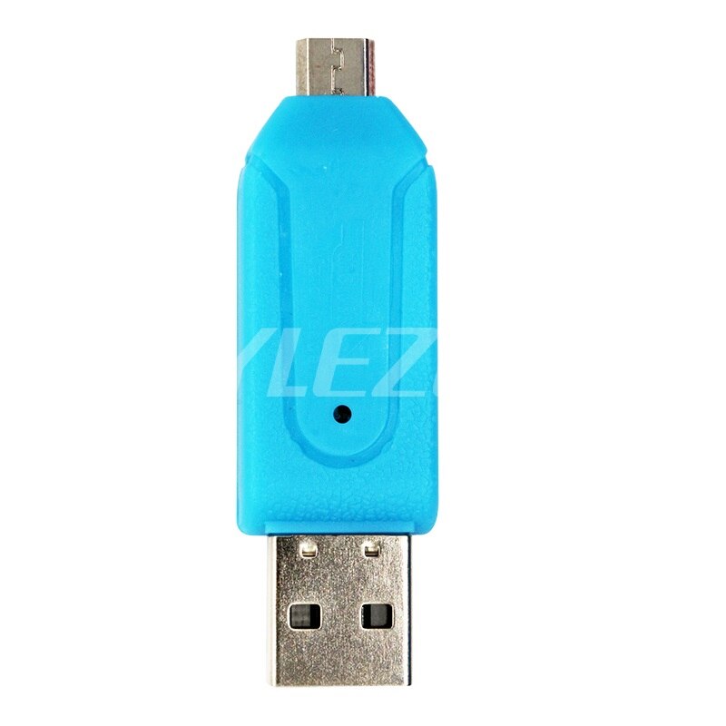 Lector de tarjetas OTG USB SR 2 en 1, adaptador Micro USB a USB OTG, convertidor para Android, teléfono móvil, tableta, ordenador portátil, lector TFSD, 2 uds./1 lote