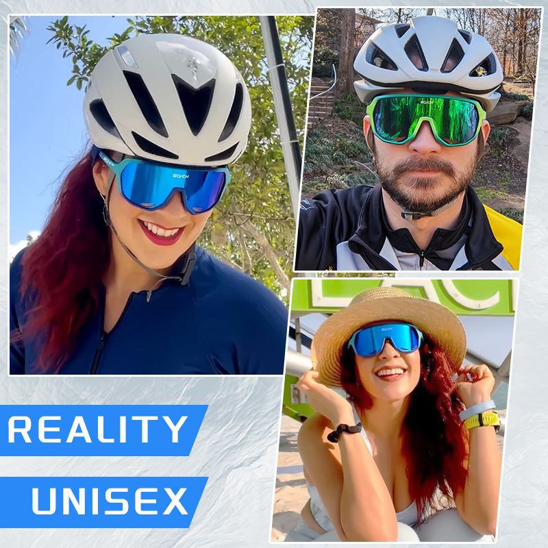 SCVCN Men Cycling Glasses Photochromic Sunglasses Mountain Bike Road Bicycle Eyewear MTB Cycle Goggles Sports UV400 Glasses