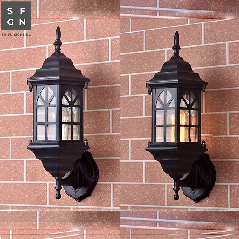 ledet utebelysning vegglys utelys med ledet balkonglys aluminium  e27 lampe