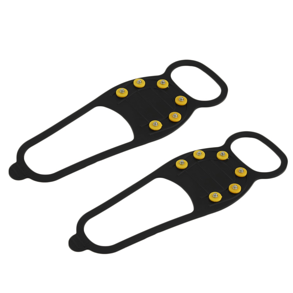 1 paar 6 nägel Eis Schnee Schuh Spikes Langlebig Eis Schnee Anti Skid Schuh Spikes Grips Steigeisen für Wandern Angeln