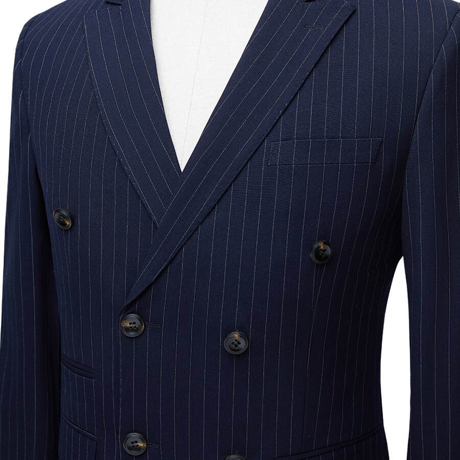 The men's suit. Stripe slim-fitting business casual suit of two pieces. Overalls. The wind of England. dress