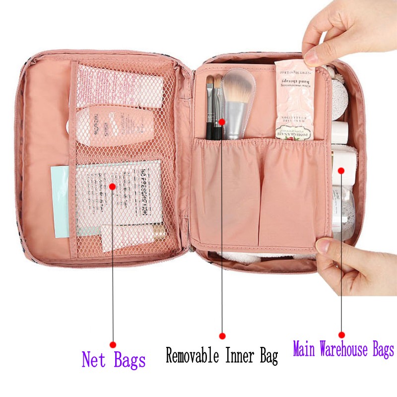 Cosmetische Tas Mode multifunctionele Oxford Reizen Opslag Make-Up Tas Mannen Vrouwen Draagbare Waterdichte Waszak 30