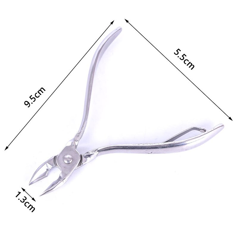1Pcs Toenail Nail Cuticle Nipper Stainless Steel Nail Cuticle Clipper Dead Skin Remover Manicure Trimmer Tool
