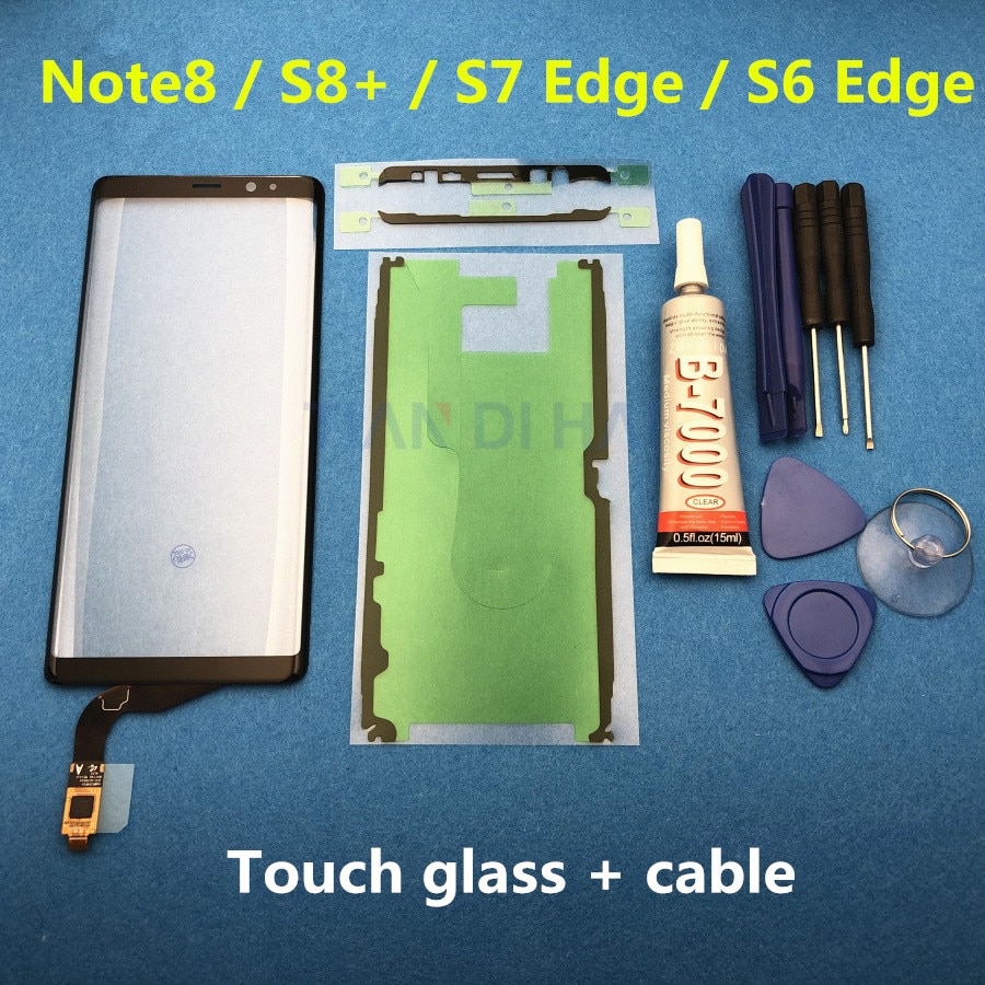 Touch Screen for Samsung Galaxy Note 8, S8 Plus, S7 Edge, S6 Edge - Digitizer Panel Glass Replacement