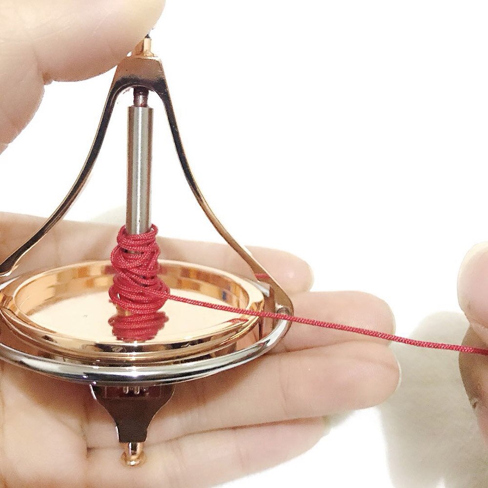 Magnetupphängning gyroskop metall tyngdkraft vuxen fingertopp gyroskop dekompressionsbalans barnleksak gyroskop