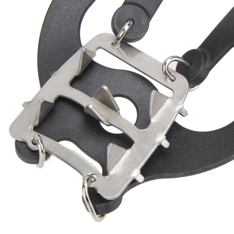 18 tenner fiske er snø sko pigget grep cleats stegjern vinter klatring camping anti slip sko deksel pesca svart oransje