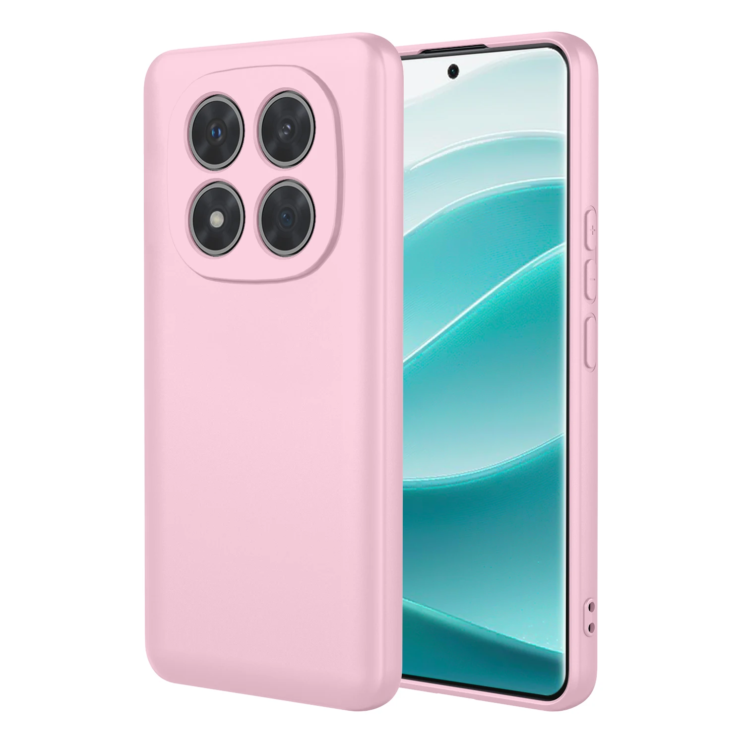Custodia flessibile in silicone liquido tpu per xiaomi redmi note 14 pro 5g pro+ plus proplus custodia protettiva bumper fundas coque capa: Rosa / Per iphone 15 pro max