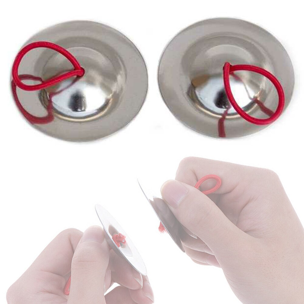 1 par magedans midt øst rekvisitter barn leketøy musikalsk kostyme barn finger cymbaler instrument morsomt mini slitesterk