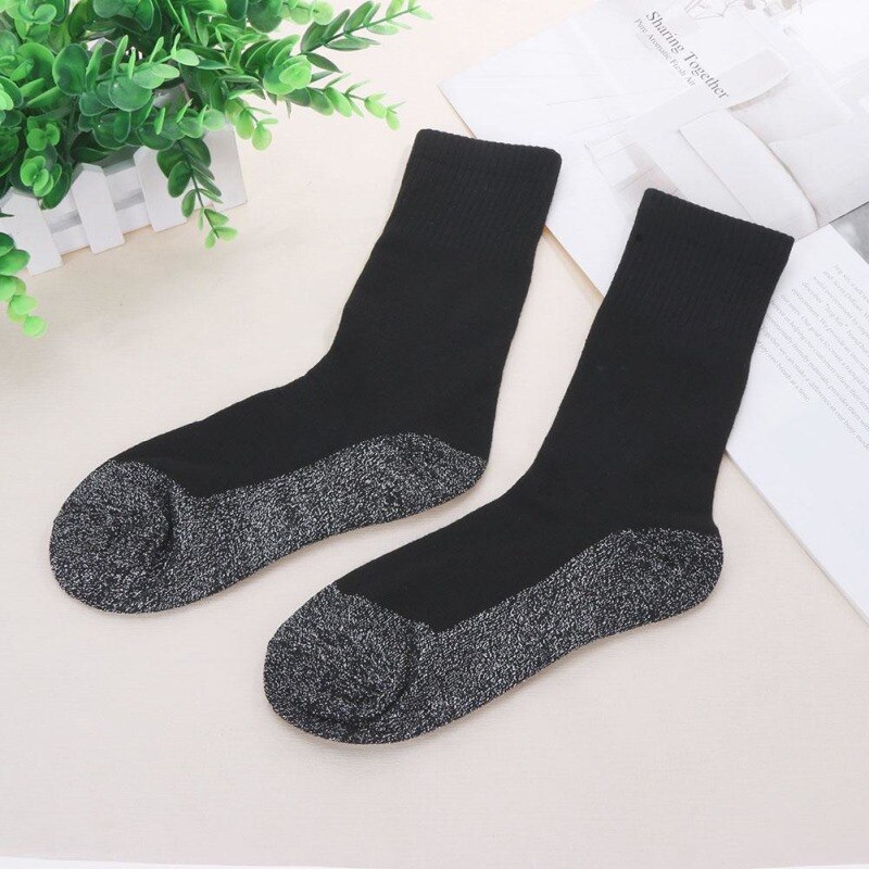 HQCM 5 paar antislip sokken, EU 35-41, thermische sokken, pluche, dik, om te slapen, warme wintersokken, kou, extreem, met geschenkdoos