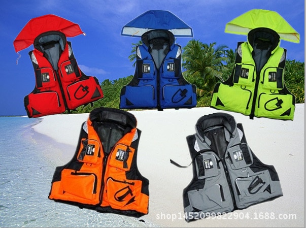 Protackle Sea Fishing Life Jacket Rock Fishing Suit Floating Material Fishing Life Jacket Collar Hat Removable