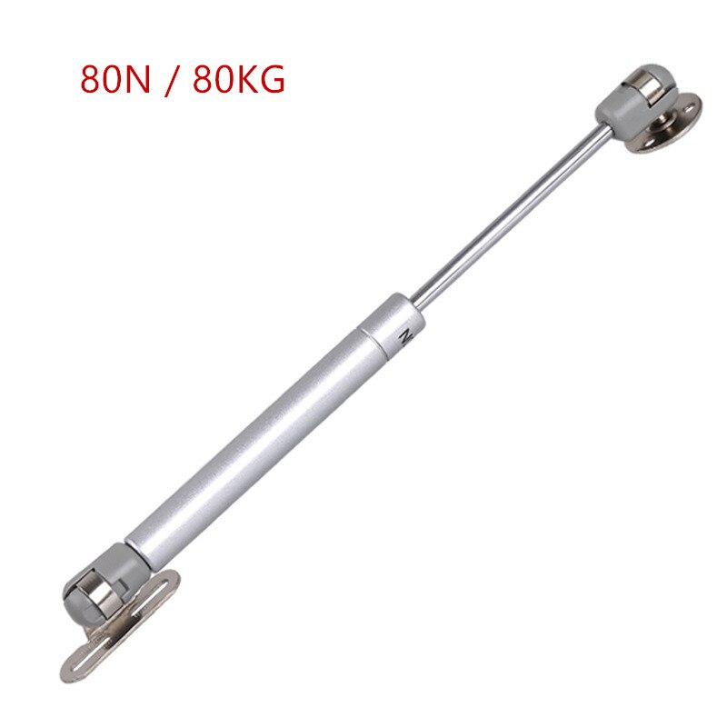 Support Rod 100N/10kg Copper Force Cabinet Door Lift Support Gas Strut Hydraulic Hinge Kitchen Cupboard Hinge Furniture Hardware: 80KG