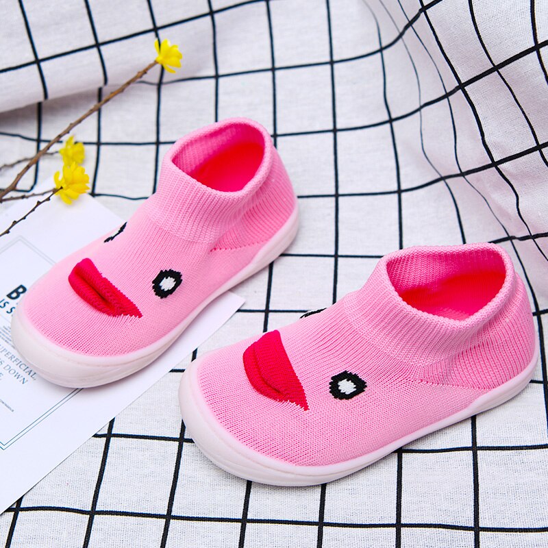 Drenge piger søde små gule and sokker sko pige sko børn fodtøj afslappet baby sokker sko unisex