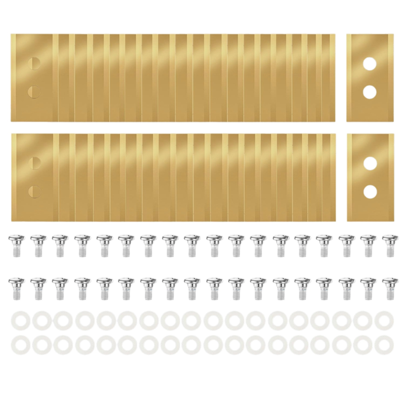 VELIF-36Pcs Replacement Blades With Plastic Washers For Mammotion Luba & Yuka All Series: Default Title