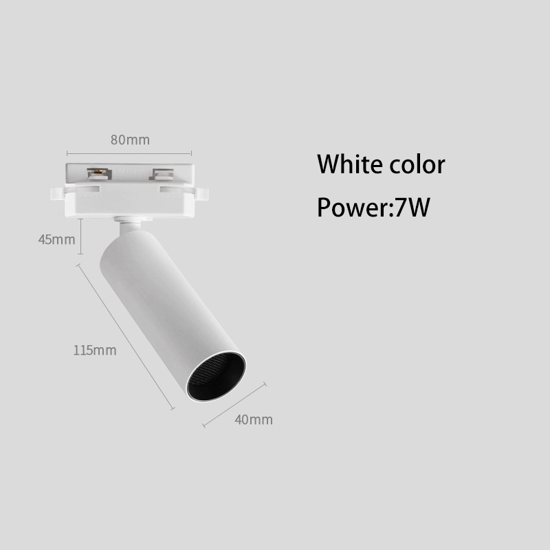 Oświetlenie szynowe doprowadziło 3- stopniowe, reflektor z regulowanym kątem, antyodblaskowe, oświetlenie robić sali muzealnej, oświetlenie ścienne: Pomarańczowy / Niebieski