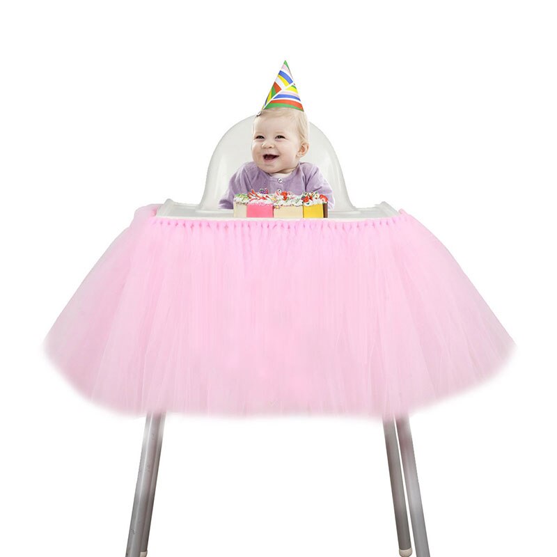 Handgemaakte Pluizige Hoge Stoel Tutu Rok Baby Eerste Tweede Verjaardagsfeestje Meisjes Sequin Patchwork Tule Rokken Taart Smash Tutu DQ02