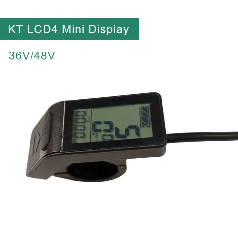 24V/36V/48V Mini Electric Bike Display Waterproof Speed Controller KT-LCD4 Mid Motor E bicycle Conversion Kit