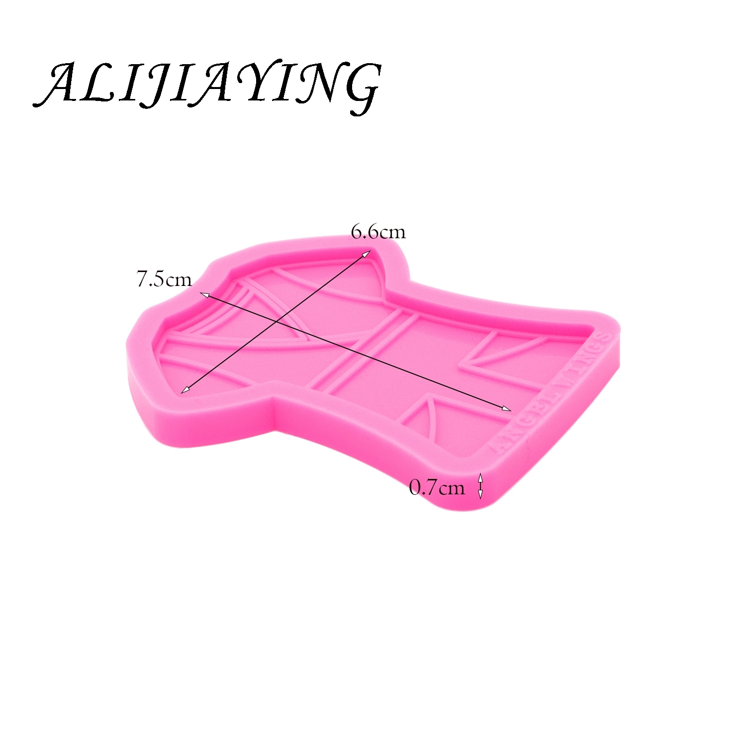 Shine Inside Grippie Nurse Scrub Silicone Mould T-shirt Epoxy Craft Molds Clay Resin DIY for Badge Reel DY0332