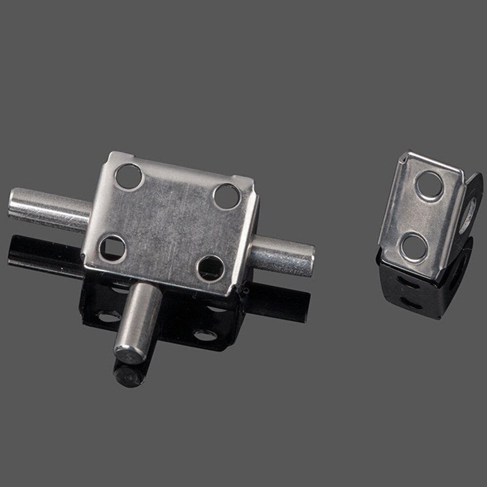 Practical Gate Slide Bolt Sliding Door Latch Hasp Staple Lock Home Stainless Steel Durable Hardware Safety