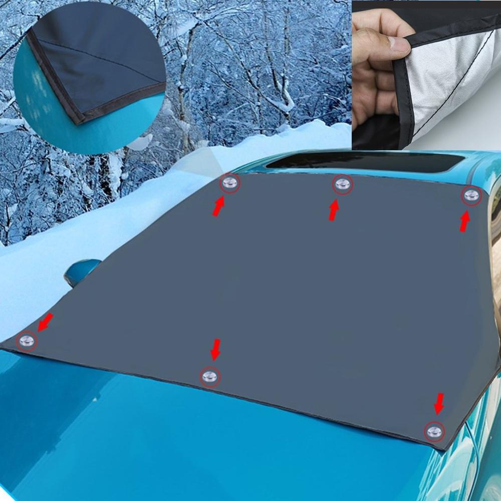 Auto Magnetische Zonnescherm Cover Voorruit Sneeuw Zonnescherm Waterdichte Bescherming Cover Voorruit Cover