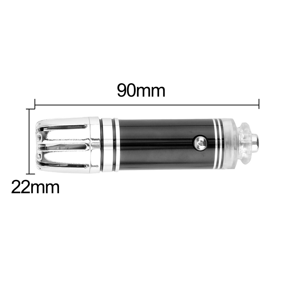 Mini Auto Car Fresh Air Ionic Purifier Oxygen Bar Ozone Ionizer Cleaner 12V
