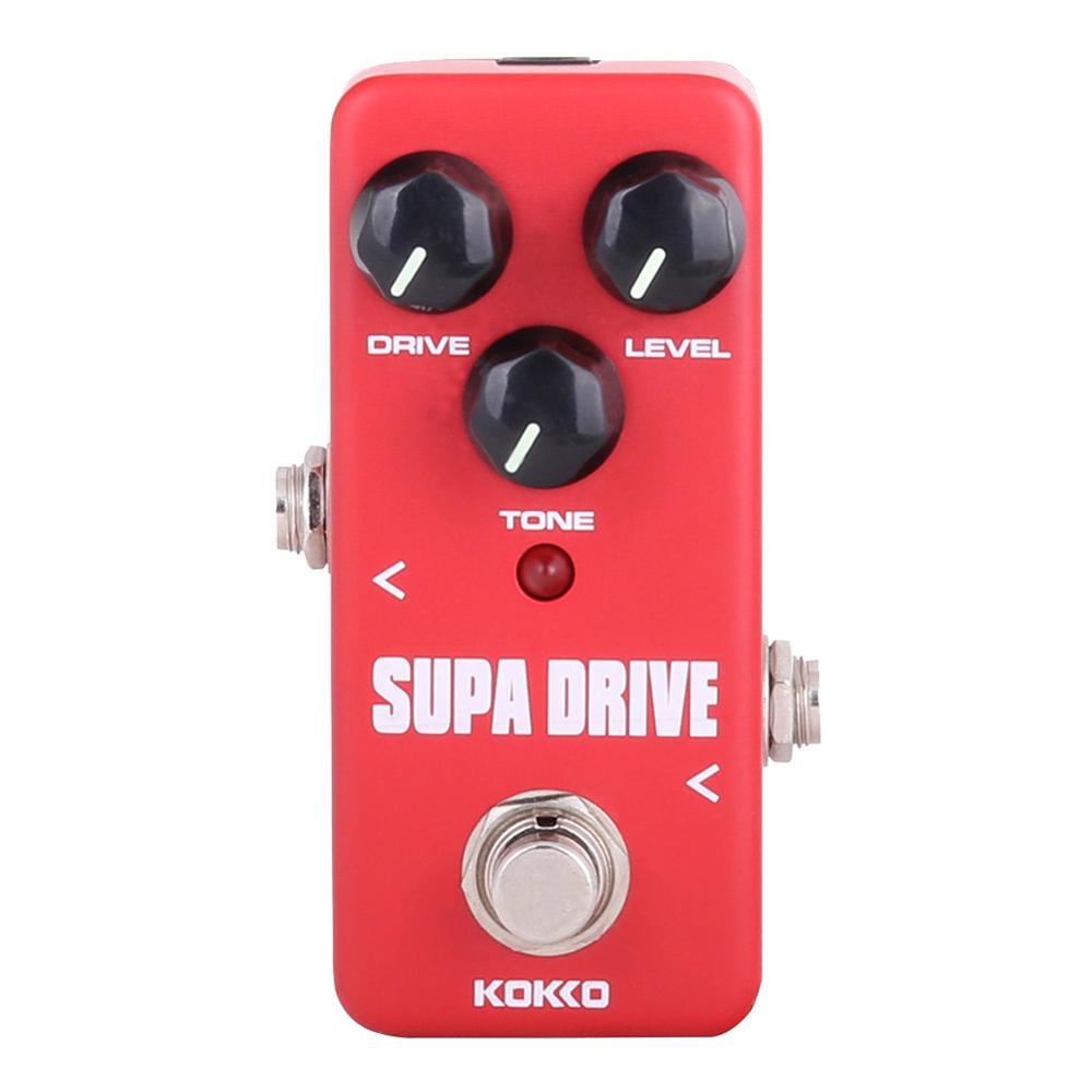 KOKKO Guitar Pedal Effect Compressor Booster Distortion Overdrive Electric Bass Guitar Effects True Bypass Musical Instruments
