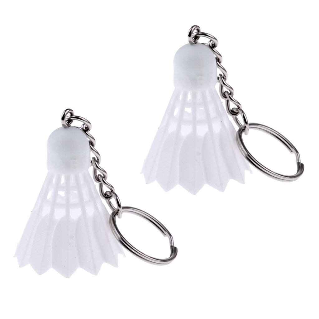 2 Stuks Mini Badminton Sleutelhanger/Sleutelhanger/Premium Bag Hanger/Decoratie-5 Kleuren