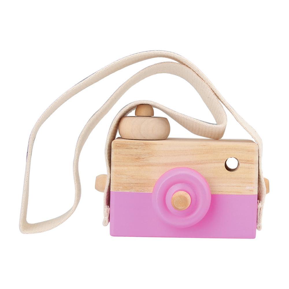 Leuke Nordic Opknoping Houten Camera Speelgoed Kinderen Speelgoed 9.5*6*3Cm Room Decor Artikelen Voor Houten speelgoed