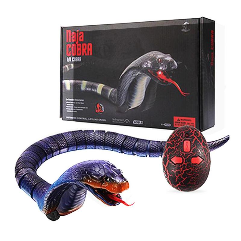 Jouet serpent télécommandé à infrarouge, tour électrique, jouet de Simulation, Animal Cobra, Spoof Cobra, modèle P0S9
