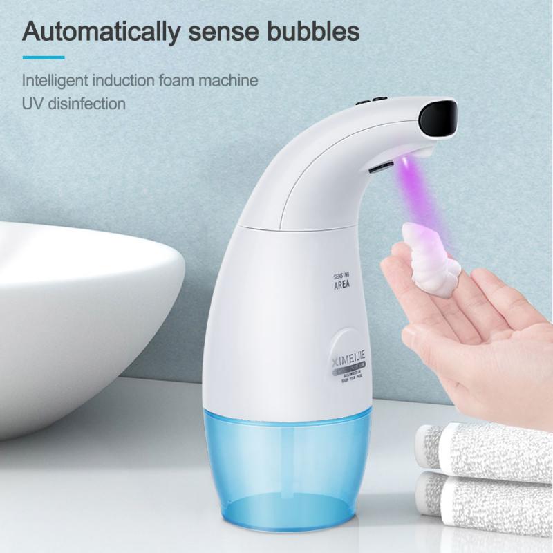Liquid Soap Dispensers Intelligent Sensor Foam Machine Soap Dispenser With UV Function Liquid Soap Dispensers: Default Title