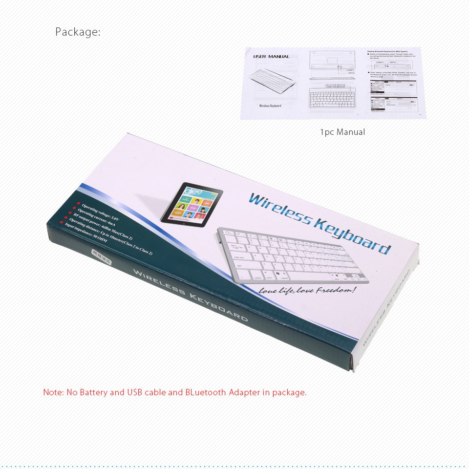 German (Deutsch) Bluetooth Keyboard for iPad Pro, iPad Air, Android Tablets, Mini Wireless Keyboard for Laptop, Surface