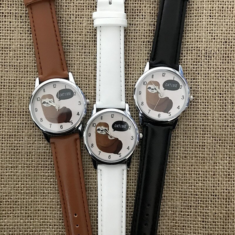 Härlig klocka klockor för damklockor för kvinnliga kvinnliga nummer ur djur armbandsur