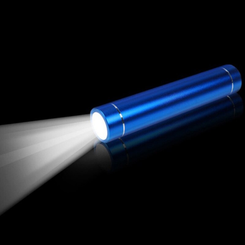 USB Port 1x 18650 Battery DIY Holder Power Bank Case 3 Mode Flashlight For Cell Phone