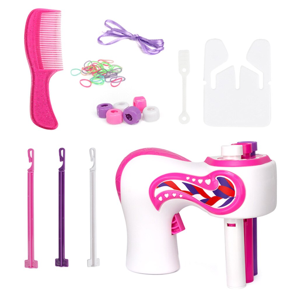 Electric Rollers Hair Tools Three Strand Tying Hair Braiding Device Automatic Quick Twist Hair Braider For Girls Kids Bun Maker: Default Title