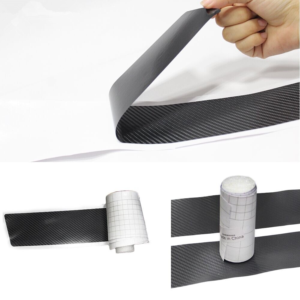Anti Scratch Sticker Plaat Cover Auto Accessoriesb Carbon Fiber Voor Alle Zwart 4 Stuks Per Set Dorpel Deur