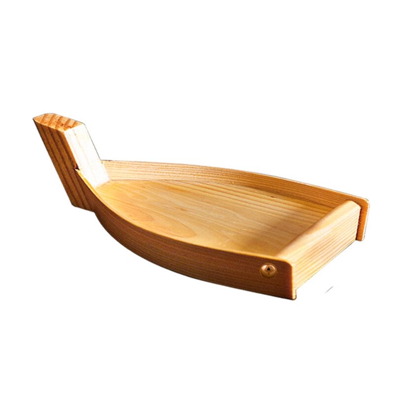 Japanese Cuisine Sushi Boat Wooden Serving Tray Seafood Platter Cold Dishes Ship Appetizers Container Kitchen Tableware: 5