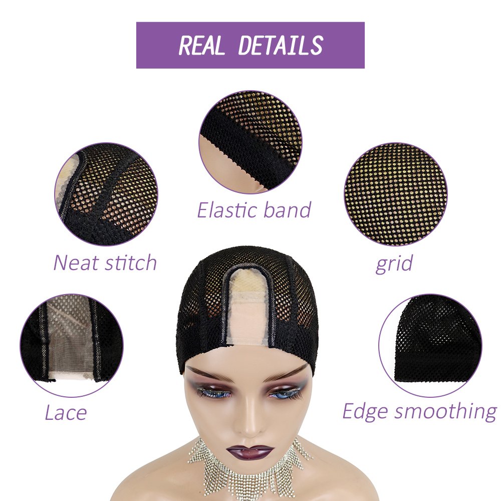 Gorro de malla para el pelo, malla elástica para el pelo, 5 unids/bolsa