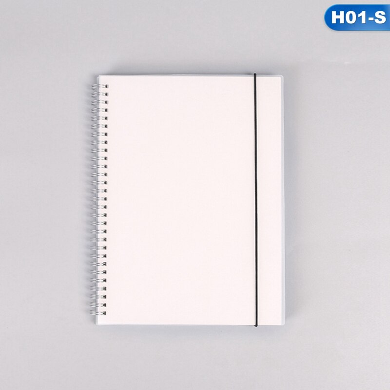 80 Sheets A5 A6 Horizontal Line Grid Lattice Notebook Write Smoothly Blank Frosted Notepad School Office Supplies A