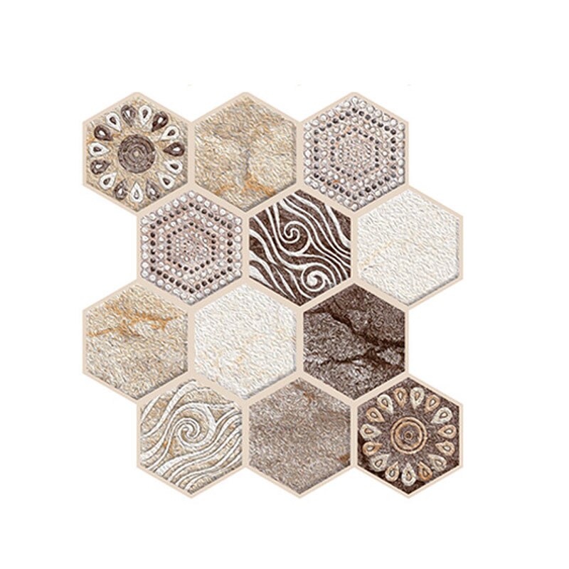 3D Self-adhesive Wall Stickers Home Decor PVC Thicken Imitation Solid Cloth Linen Irregular Wallpaper Bedroom Living Room Decals: Style C