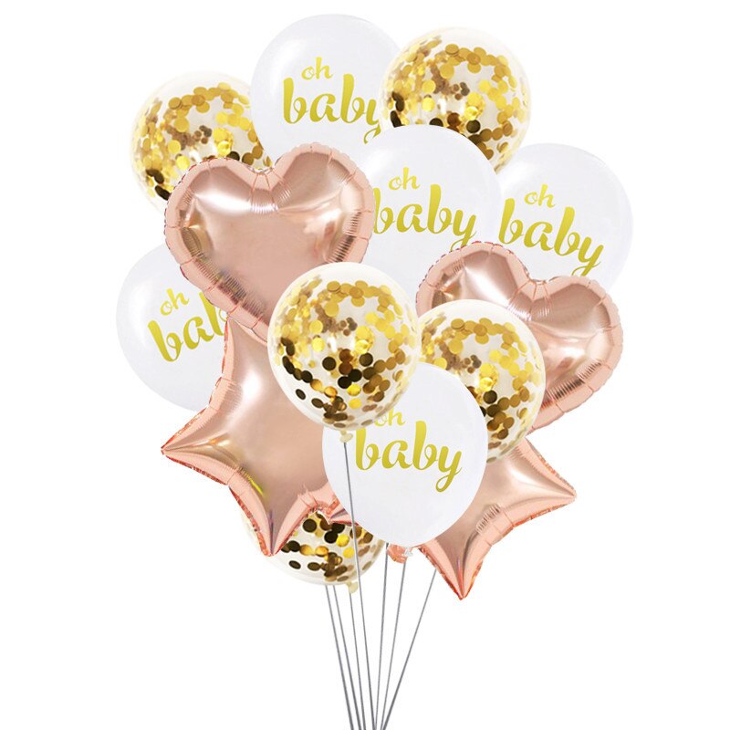 Gender Reveal Ballon - Zwart - 91 Cm - Geboorte/ Babyshower - Meisje Of Jongen Versiering