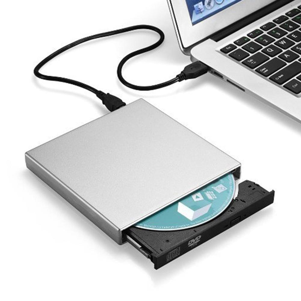 Dvd Rom Externe Optische Drive Usb 2.0 Cd/DVD-ROM Ondersteuning Cd Speler Brandende Slanke Reader Recorder Voor Laptop Pc