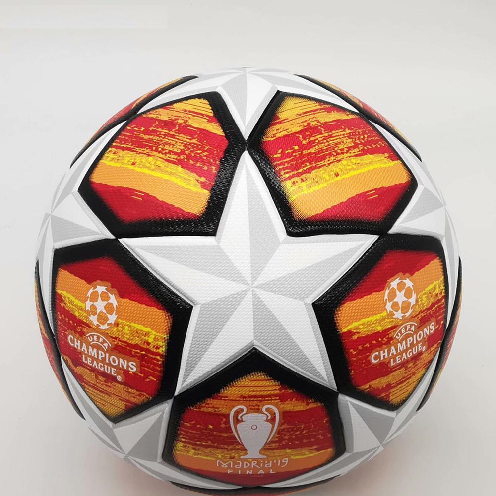 Newest Match Soccer Ball Standard Size 5 Football Ball PU Material Sports League Training Balls futbol futebol: Champions League 01